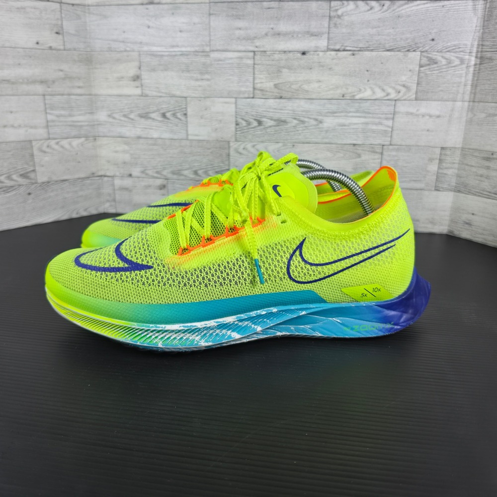 Nike ZoomX Streakfly Premium Mens 10.5 Volt Blue Road Racing Shoes DJ6566-700